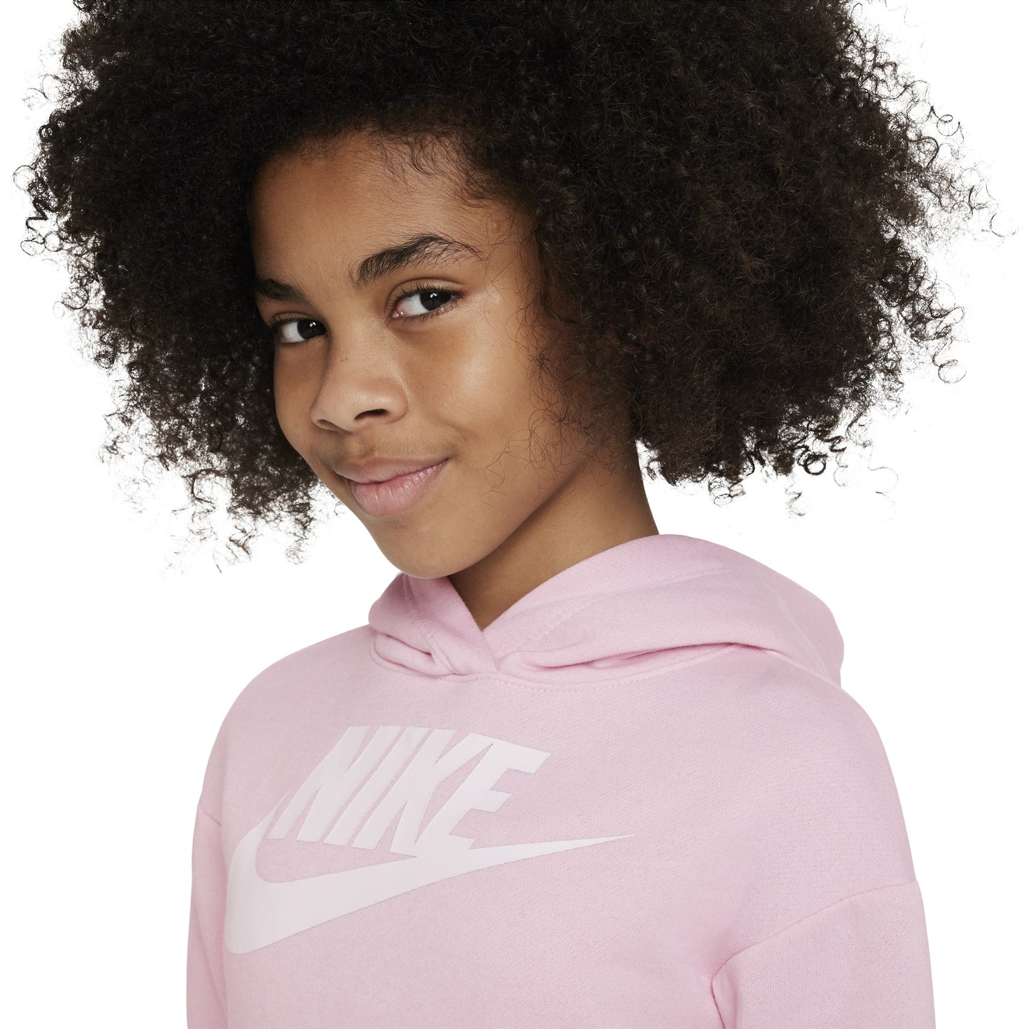 Nike Club barna hettupeysa