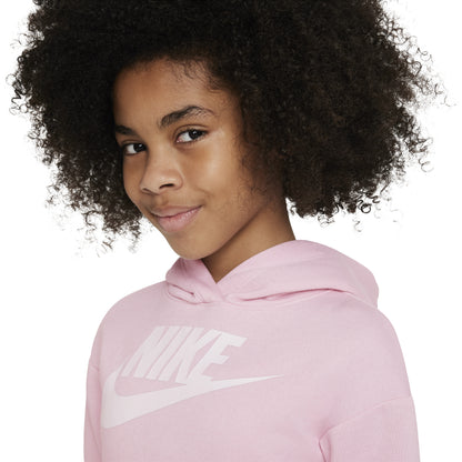 Nike Club barna hettupeysa