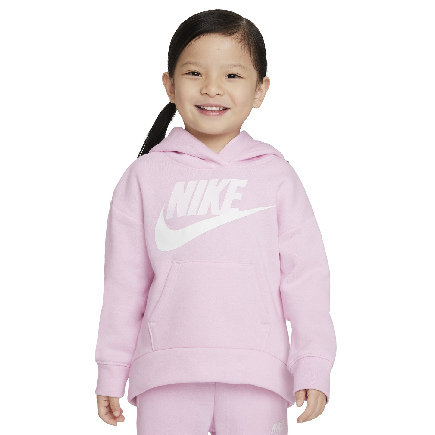 Nike Club barna hettupeysa