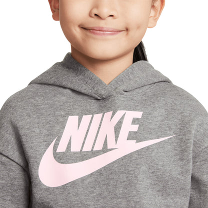 Nike Club barna hettupeysa