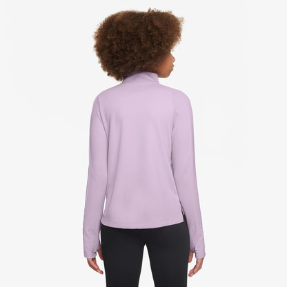 Nike DRI-FIT zip neck langermabolur