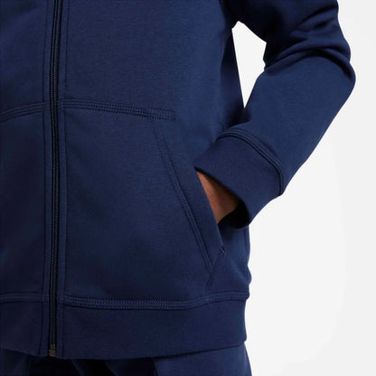 Nike Club rennd hettupeysa